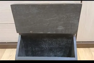 Buzón de madera con cajones