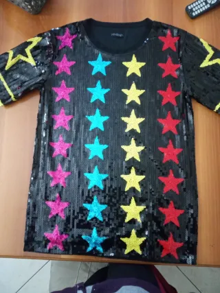 Vestito Primadonna Stelle Nere Multicolore