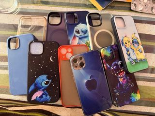 iPhone 13 + 10 fundas + protectores