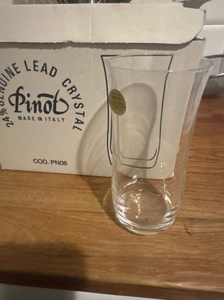 6 Bicchieri Pinot Cristallo Made in Italy