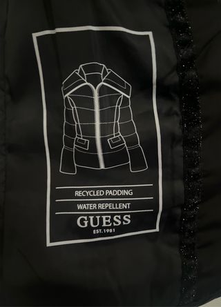 Guess Piumino Donna Nero