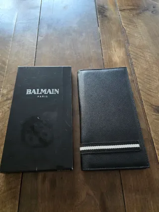 Tarjetero Balmain Negro