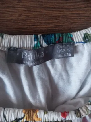 Top Hombros Descubiertos Estampado Floral Talla S