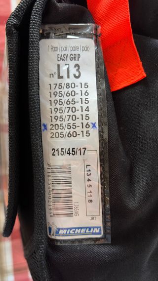 Cadenas de nieve Michelin Easy Grip L13 Nuevas