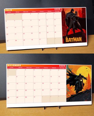 Calendario de mesa 2026 ”Batman”