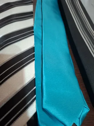 Lote de corbatas y pajarita de vestir