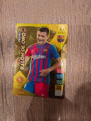 Cromo Pedri Balón de Oro Panini