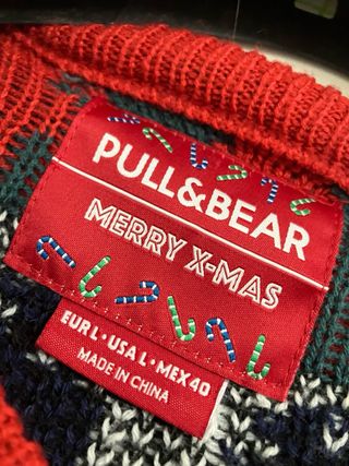 Jersey Navidad Pull&Bear Talla M