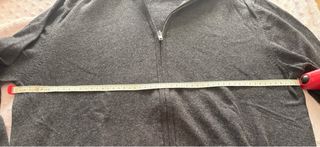 Chaqueta de punto Celio gris con cremallera