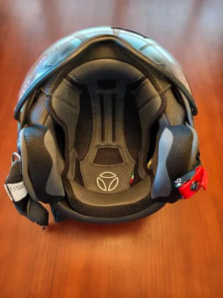 Casco Moto Momo Design color Tabaco