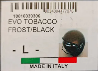 Casco Moto Momo Design color Tabaco