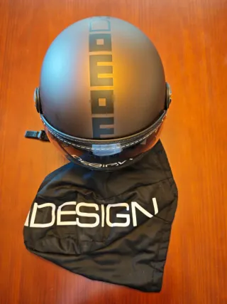 Casco Moto Momo Design color Tabaco