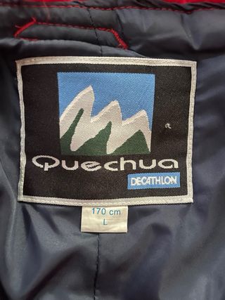 Pantalón de esquí rojo con tirantes