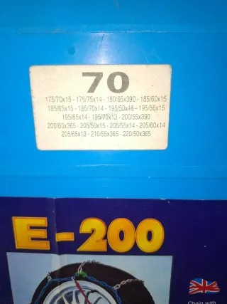 Cadenas para nieve JOPER E-200