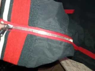 Giacca tuta uomo nera e rossa