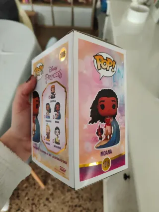 Funko Pop Moana y Rapunzel Disney Princess