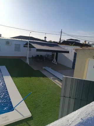 Toldo para terraza plegable