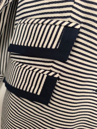 Blazer Chokolat Rayas Talla 44