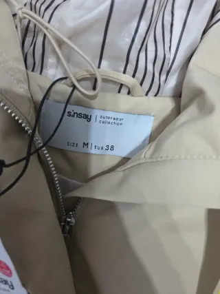Sislay Parka Lunga Beige Tg. M/38 Nuova 45€