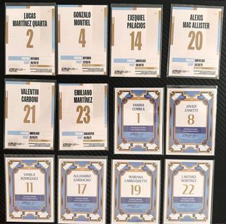 Colección Tarjetas Fútbol Argentina Topps