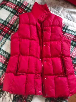 Chaleco acolchado rojo