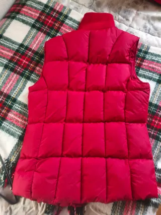 Chaleco acolchado rojo