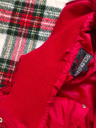 Chaleco acolchado rojo