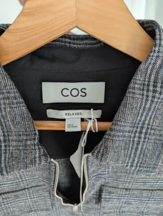 Sobrecamisa COS a cuadros gris sin estrenar