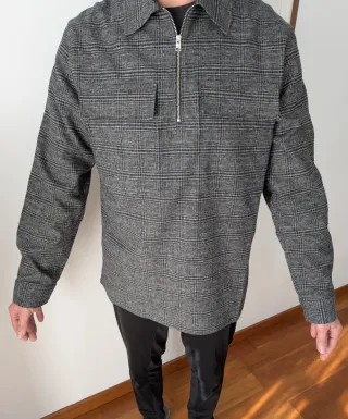 Sobrecamisa COS a cuadros gris sin estrenar