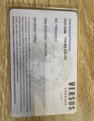 Reloj Versus Versace Hombre Negro/Oro