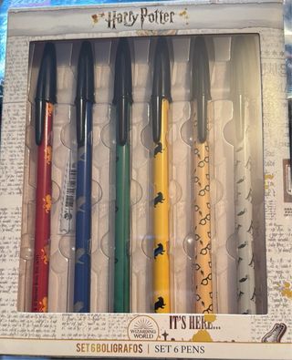 Set 6 Bolígrafos Harry Potter