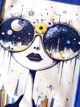 Portalibros mujer surrealista