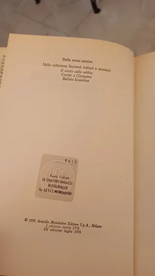 LE QUATTRO RAGAZZE DI WIESELBER