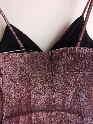 Vestido H&M brillante rosa/morado