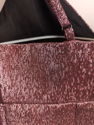 Vestido H&M brillante rosa/morado