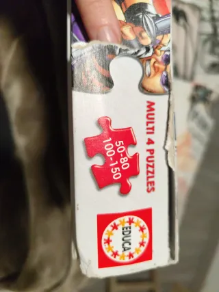 Pack 5 Puzzles Spiderman y Avengers