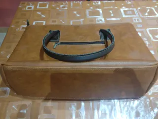 Bolso polipiel marrón