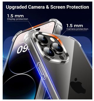 Custodia iPhone 14 Pro MAX + 2 Proteggi-Schermo