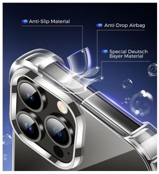 Custodia iPhone 14 Pro MAX + 2 Proteggi-Schermo