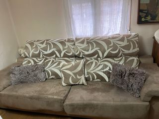 Sofá 3 plazas beige