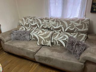 Sofá 3 plazas beige
