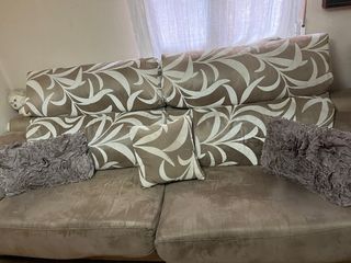 Sofá 3 plazas beige