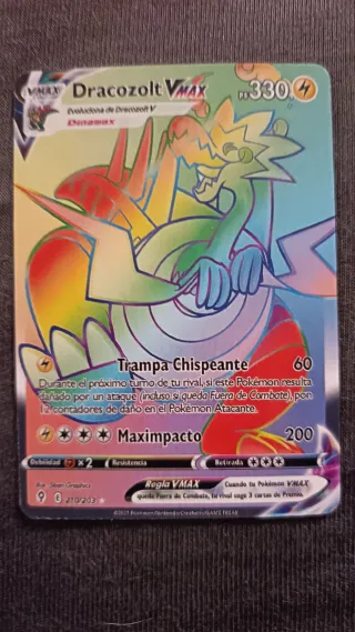 Carta Pokémon Dracozolt VMAX 210/203
