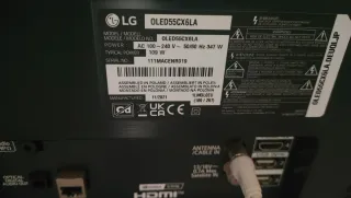 LG OLED55CX6LA prácticamente nueva