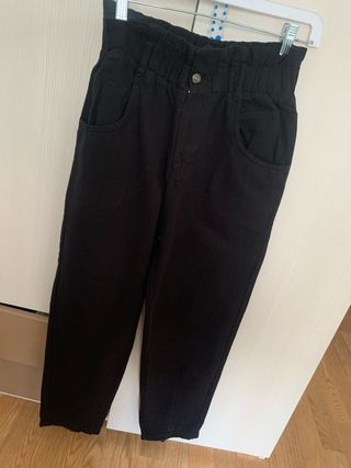 Pantalones vaqueros negros Pull&Bear mujer