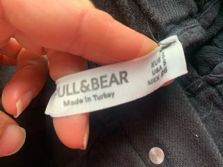 Pantalones vaqueros negros Pull&Bear mujer