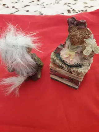 Set 2 soprammobili: gnomo e orsetta