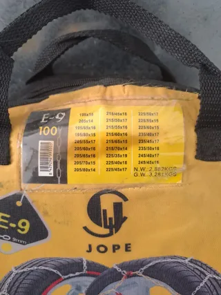 Cadenas para nieve JOPE E-9 9mm