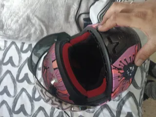 Casco Moto LS2 Rápido Talla XS Floral