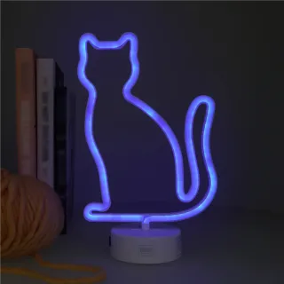 Lampada Neon LED Legami - Gatto (Nuova)